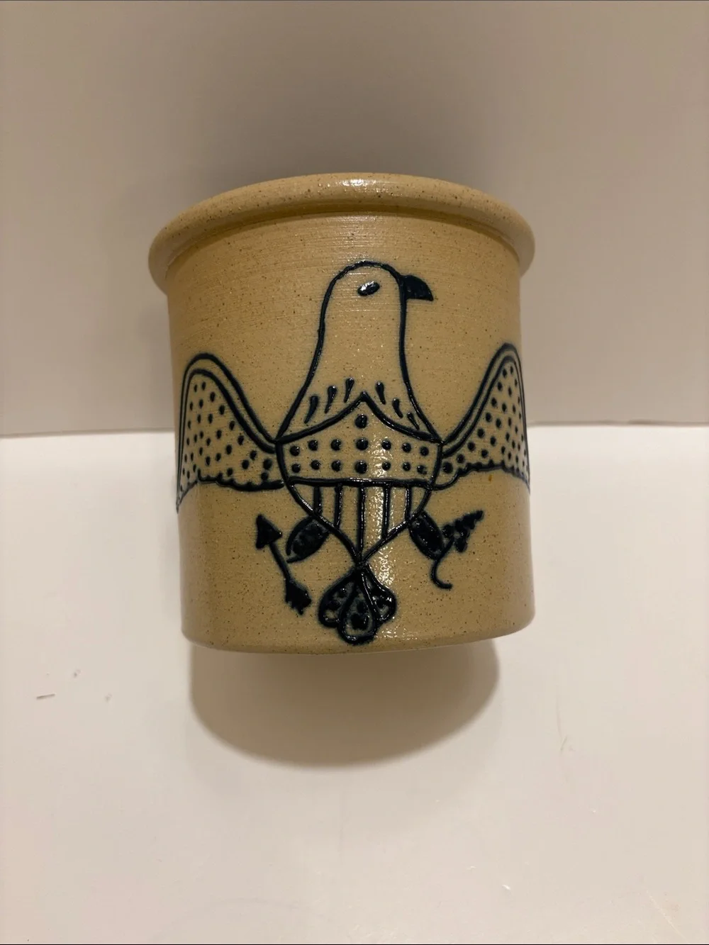 Conner Prairie pottery jar circa 1994. John Schippers artist.